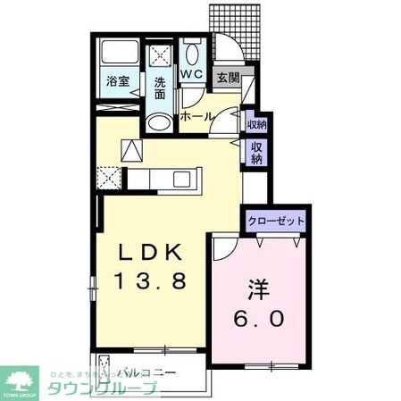 ミルト ヴィレッジ Iの物件間取画像